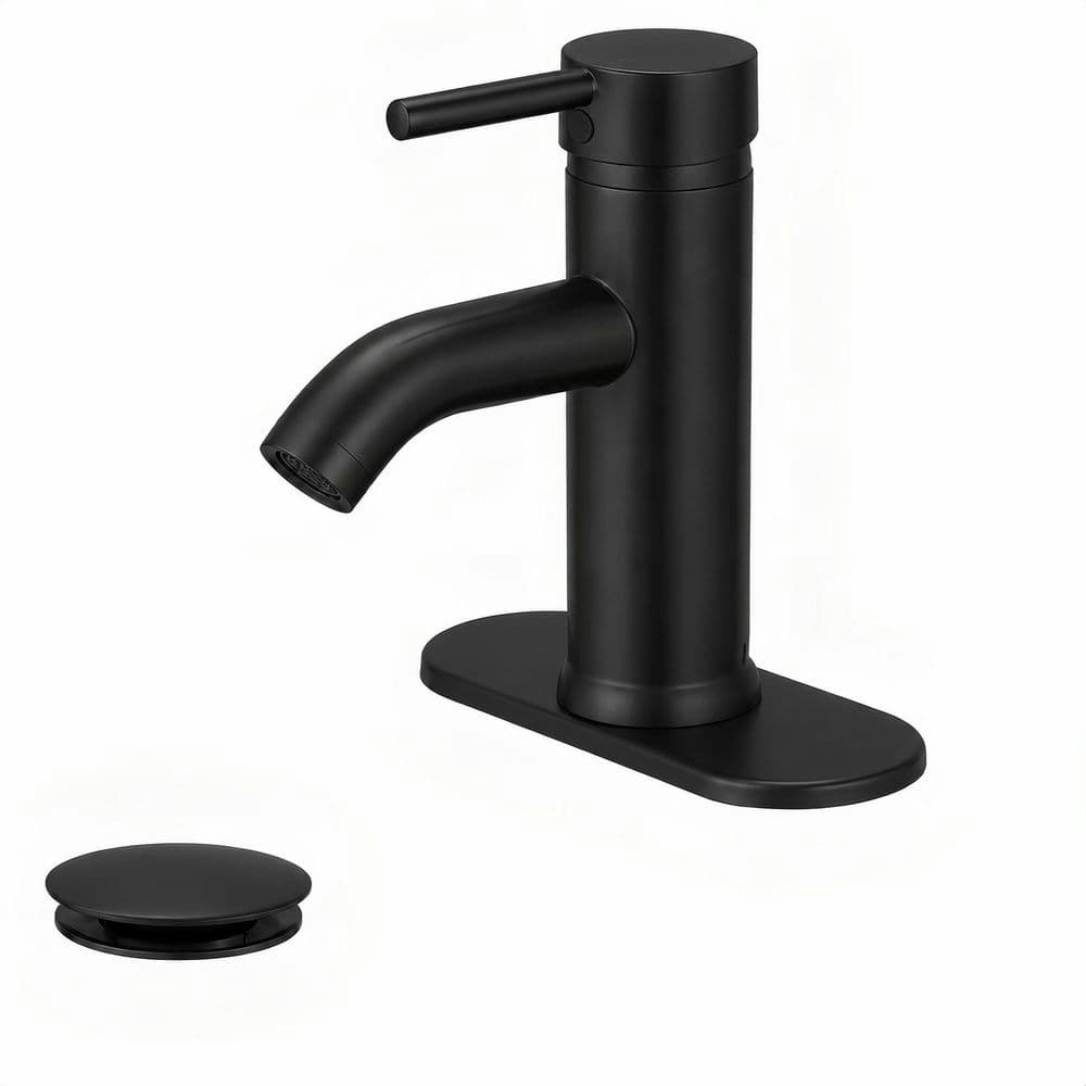 Single-Hole Waterfall Bathroom Sink Faucet with Pop-Up Drain: $33.85 Single-Hole Waterfall Bathroom Sink Faucet with Pop-Up Drain: $33.85