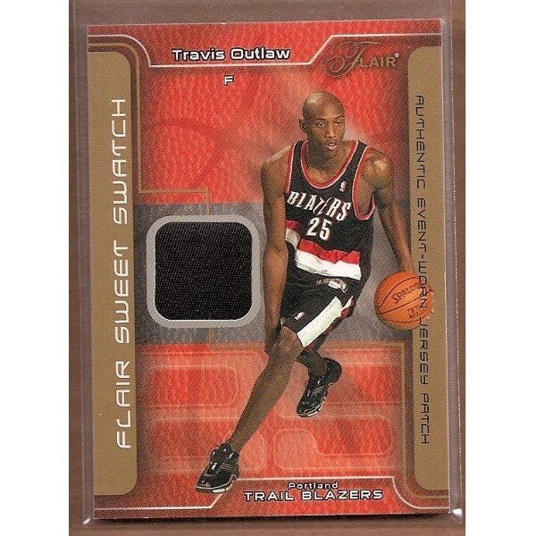 Travis Outlaw 2003-04 Flair Sweet Swatch Patch Trading Card: $10.50 Travis Outlaw 2003-04 Flair Sweet Swatch Patch Trading Card: $10.50