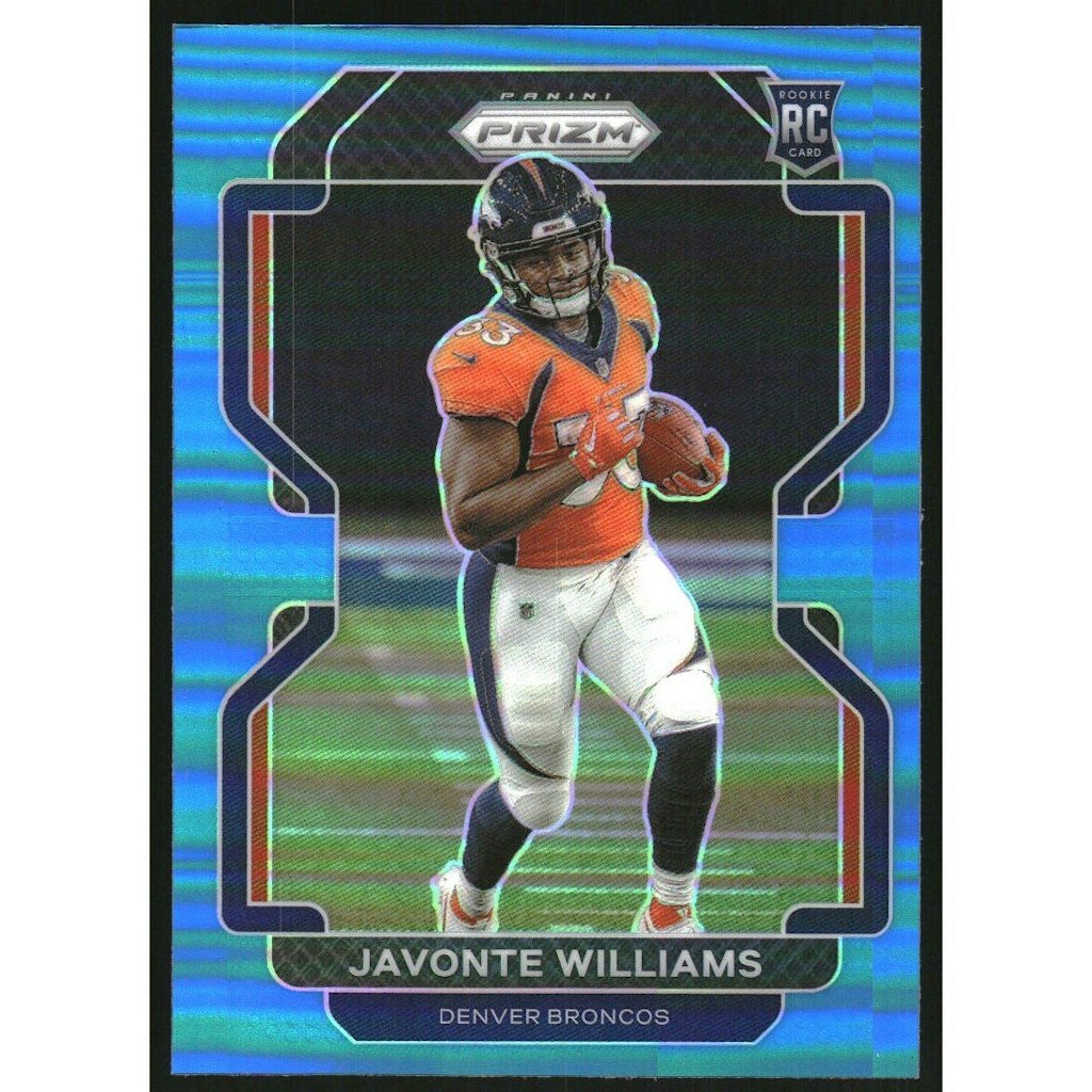 2021 Panini Prizm Light Blue Javonte Williams Card #345: $13.50 2021 Panini Prizm Light Blue Javonte Williams Card #345: $13.50
