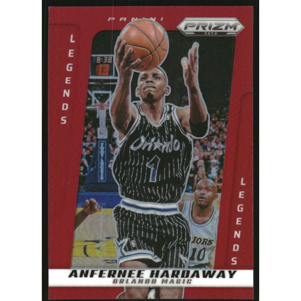 Anfernee Hardaway 2024-25 Prizm Deca Prizm Red Card: $18 Anfernee Hardaway 2024-25 Prizm Deca Prizm Red Card: $18