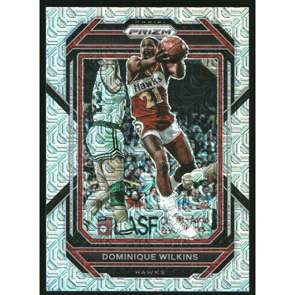 2022-23 Panini Prizm Mojo Dominique Wilkins #279 Trading Card: $18 2022-23 Panini Prizm Mojo Dominique Wilkins #279 Trading Card: $18