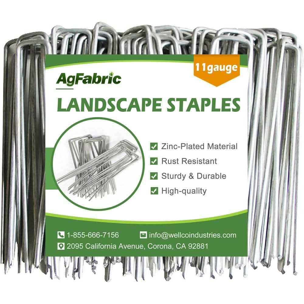 10-Inch 11-Gauge Galvanized Landscape Staples 50-Pack: $16.99 10-Inch 11-Gauge Galvanized Landscape Staples 50-Pack: $16.99