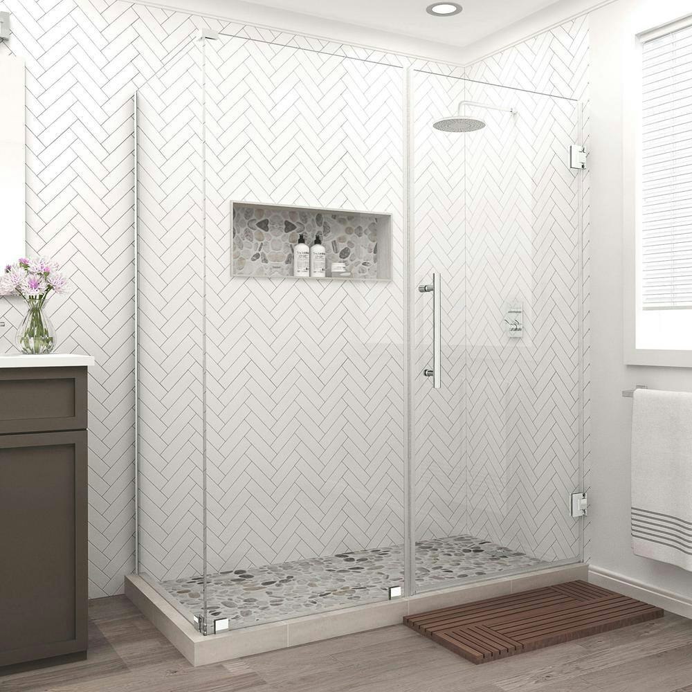 Bromley Frameless Corner Hinged Shower Enclosure: $1,412.60