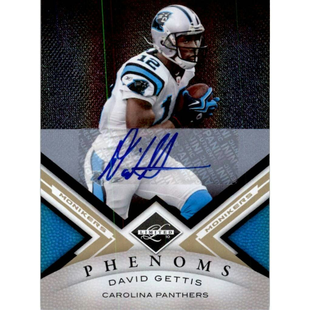 2010 Limited Monikers David Gettis Autograph Gold Card: $10.80 2010 Limited Monikers David Gettis Autograph Gold Card: $10.80