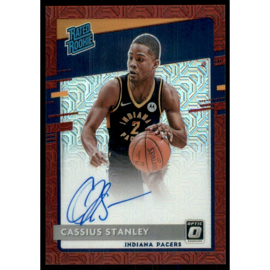 2020-21 Donruss Optic Rated Rookies Signatures Choice Cassius Stanley Trading Card: $13.50 2020-21 Donruss Optic Rated Rookies Signatures Choice Cassius Stanley Trading Card: $13.50