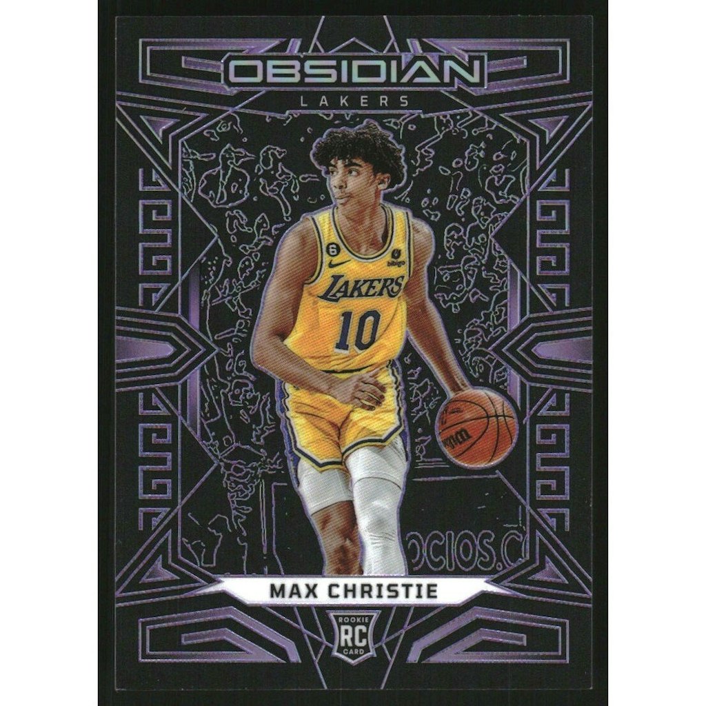 2022-23 Panini Obsidian Max Christie Electric Etch Purple Card: $27 2022-23 Panini Obsidian Max Christie Electric Etch Purple Card: $27