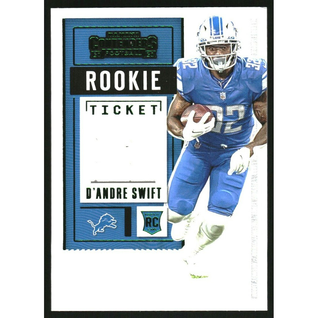 2020 Panini Contenders D'Andre Swift Rookie Ticket Swatch Card: $13.50 2020 Panini Contenders D'Andre Swift Rookie Ticket Swatch Card: $13.50