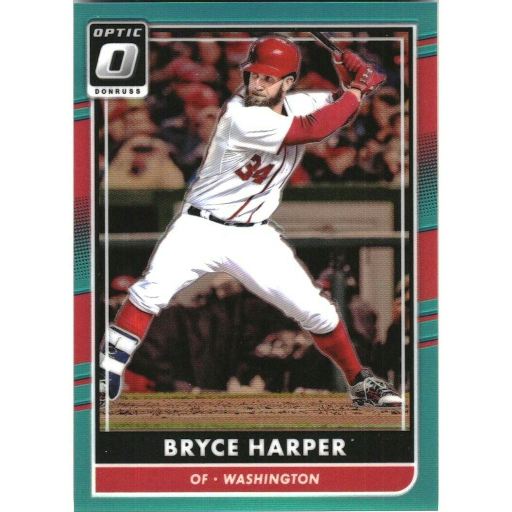 2016 Donruss Optic Aqua Bryce Harper #117: $10.80 2016 Donruss Optic Aqua Bryce Harper #117: $10.80