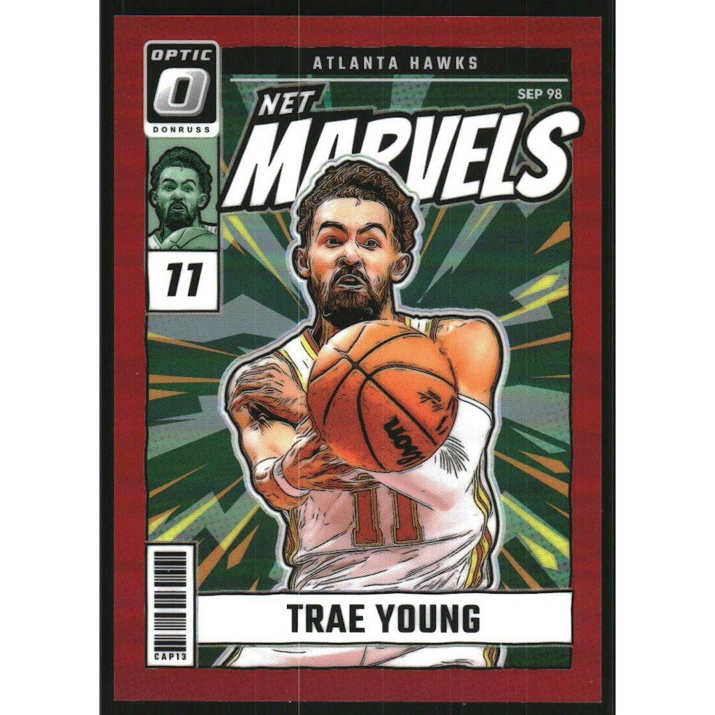 2024-25 Donruss Optic Net Marvels Trae Young Card: $21 2024-25 Donruss Optic Net Marvels Trae Young Card: $21