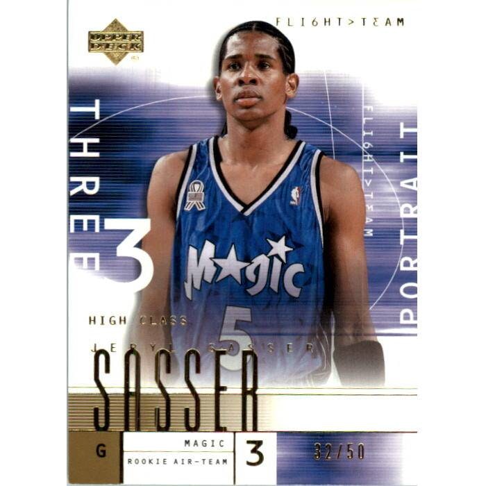 2001-02 Upper Deck Flight Team Gold Jeryl Sasser #96 Card: $13.50 2001-02 Upper Deck Flight Team Gold Jeryl Sasser #96 Card: $13.50
