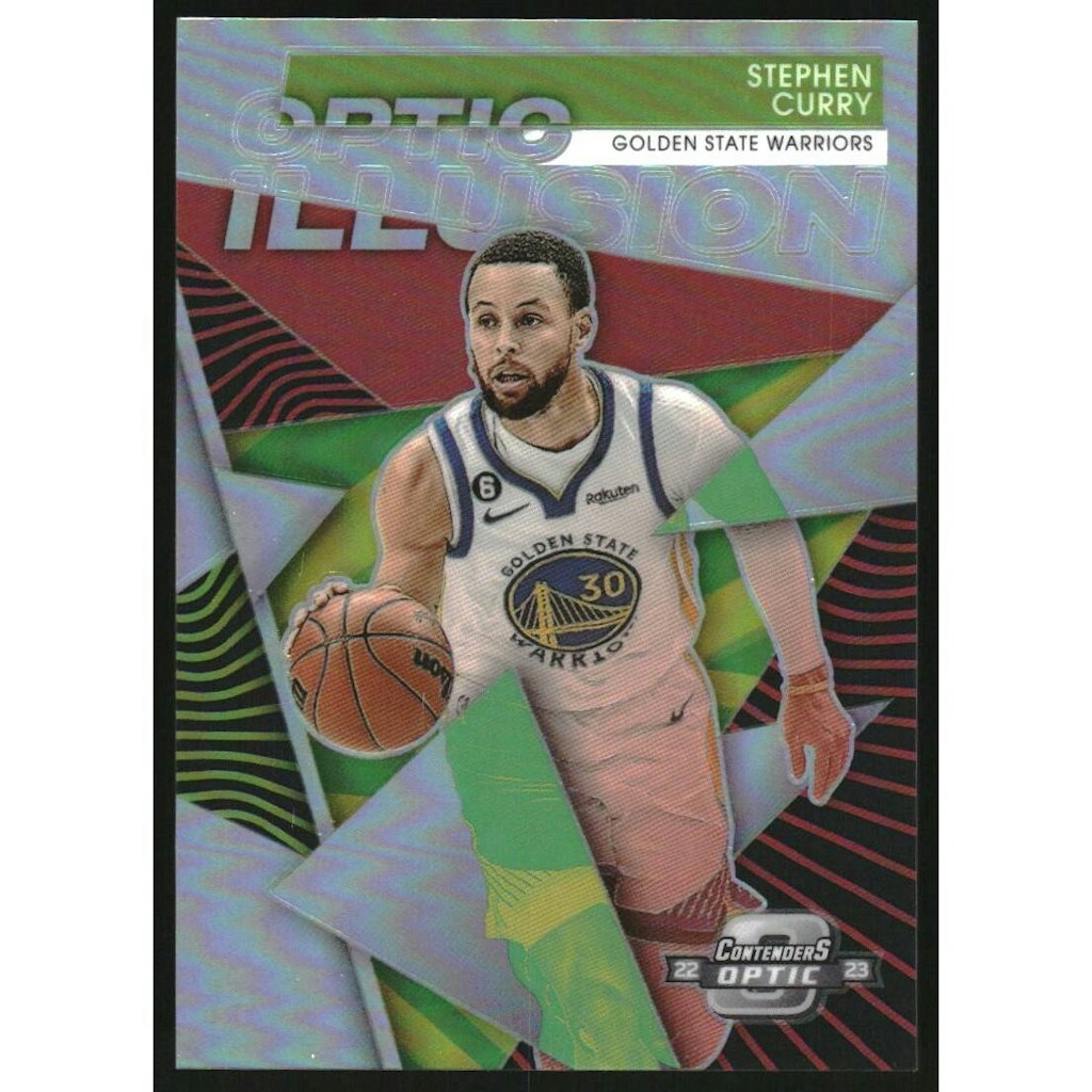 2022-23 Panini Contenders Optic Illusion Stephen Curry #4 Trading Card: $13.50 2022-23 Panini Contenders Optic Illusion Stephen Curry #4 Trading Card: $13.50