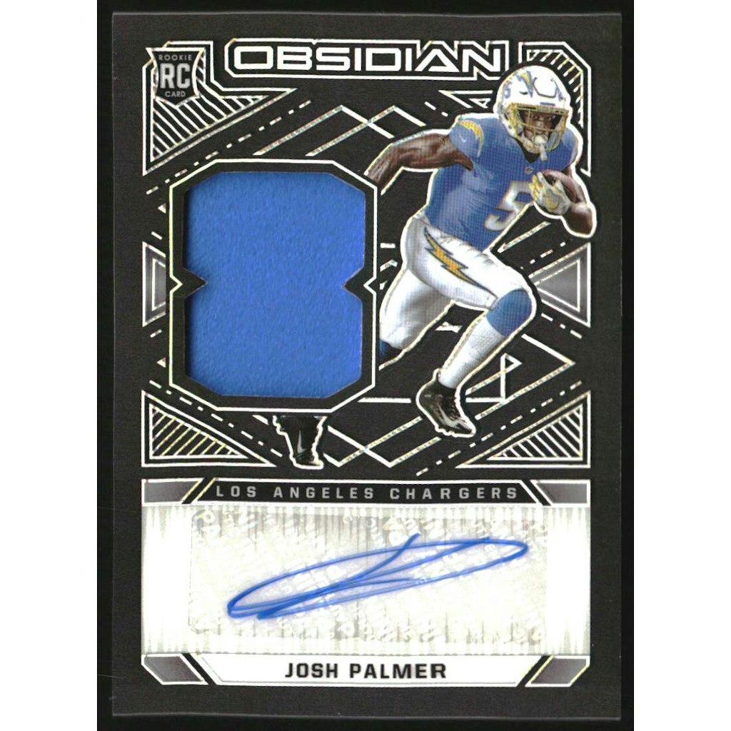 2021 Panini Obsidian Josh Palmer Jersey Autograph Card /150: $25 2021 Panini Obsidian Josh Palmer Jersey Autograph Card /150: $25