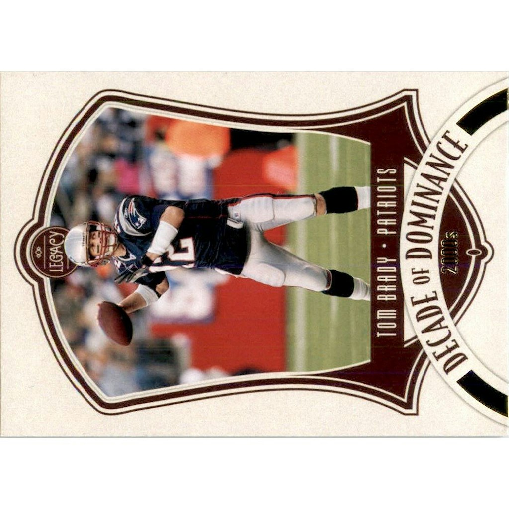 2021 Panini Legacy Decade of Dominance Tom Brady Card #13: $13.50 2021 Panini Legacy Decade of Dominance Tom Brady Card #13: $13.50