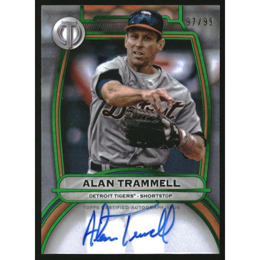 2025 Topps Tribute Alan Trammell Autograph Card: $80 2025 Topps Tribute Alan Trammell Autograph Card: $80