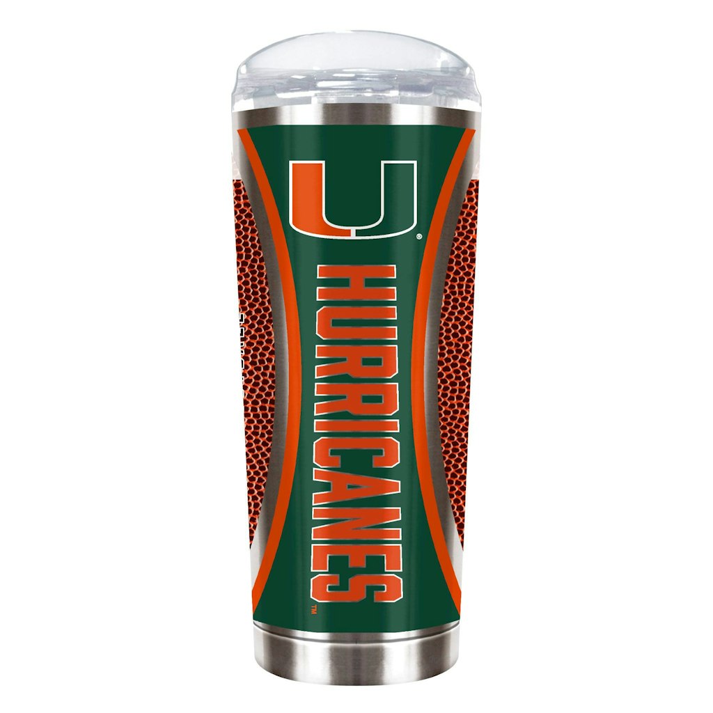 Miami Hurricanes 18oz. Roadie Game Ball Tumbler: $34.99