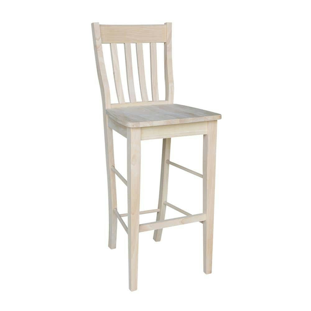 30-Inch Unfinished Wood Bar Stool: $149.24 30-Inch Unfinished Wood Bar Stool: $149.24