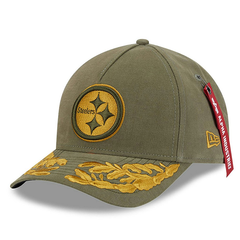 New Era x Alpha Industries Pittsburgh Steelers 9FORTY Adjustable Hat: $49.99 New Era x Alpha Industries Pittsburgh Steelers 9FORTY Adjustable Hat: $49.99