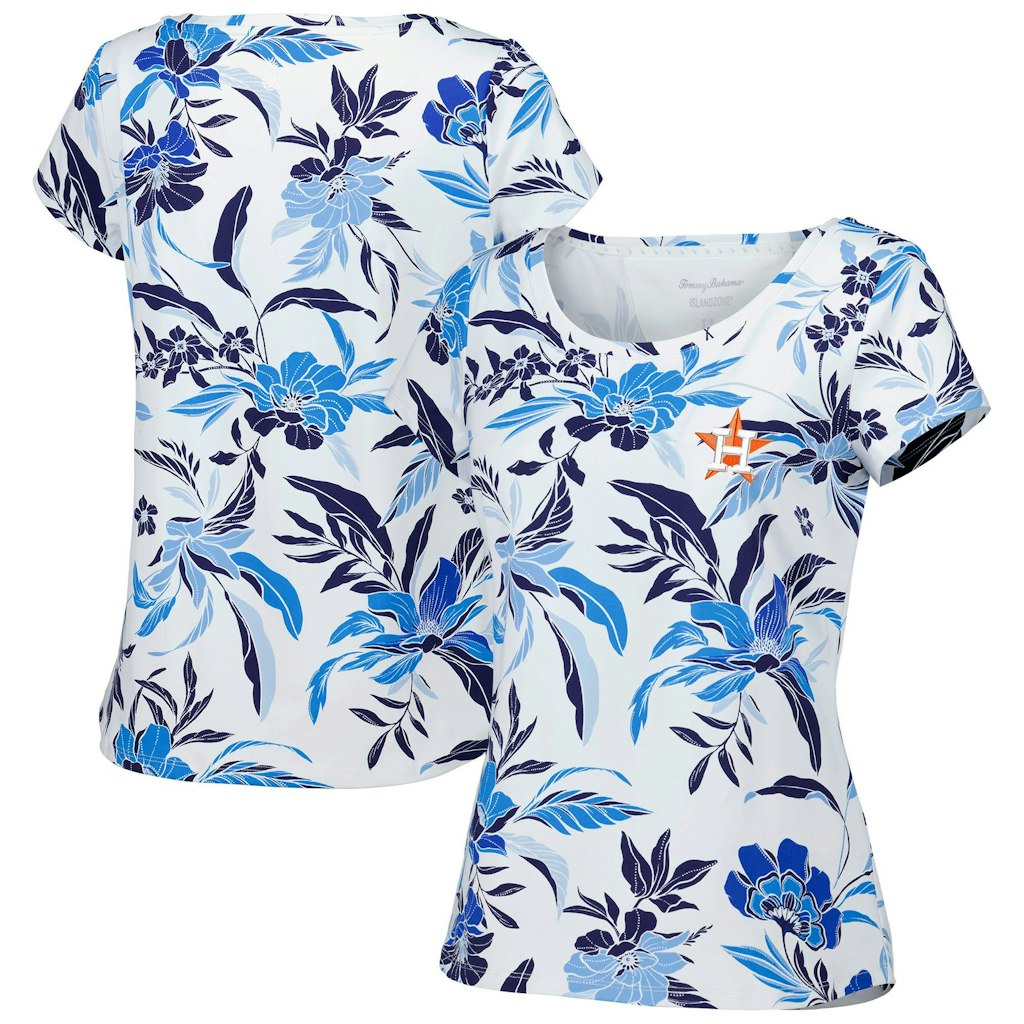 Tommy Bahama Women's Houston Astros Aubrey IslandZone T-Shirt: $76.79 Tommy Bahama Women's Houston Astros Aubrey IslandZone T-Shirt: $76.79