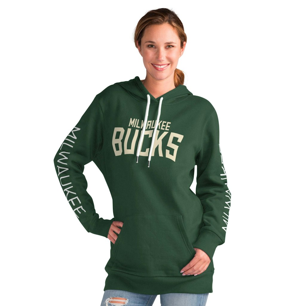 Women's Milwaukee Bucks G-III 4Her by Carl Banks Pullover Hoodie: $38.99 Women's Milwaukee Bucks G-III 4Her by Carl Banks Pullover Hoodie: $38.99