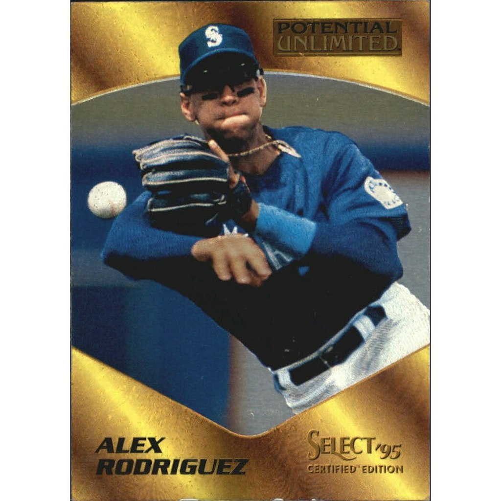 1995 Select Certified Potential Unlimited Alex Rodriguez Card #20: $27 1995 Select Certified Potential Unlimited Alex Rodriguez Card #20: $27