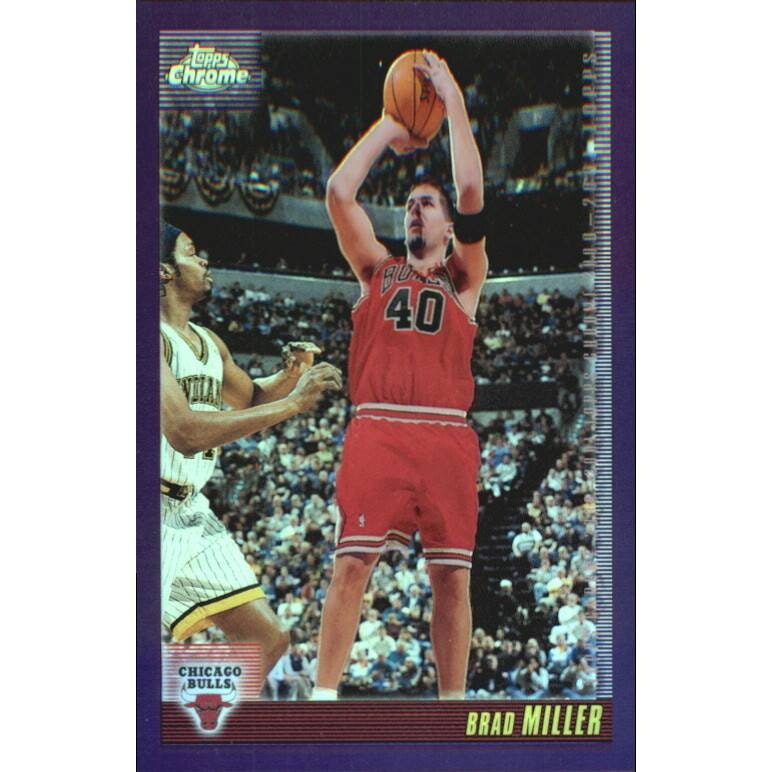 2000-01 Topps Chrome Refractor Brad Miller Card #103: $12 2000-01 Topps Chrome Refractor Brad Miller Card #103: $12