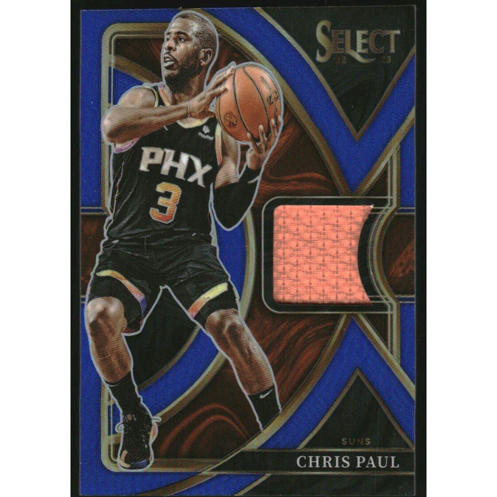 2022-23 Select Selective Swatches Blue Prizm Chris Paul Card #14: $12