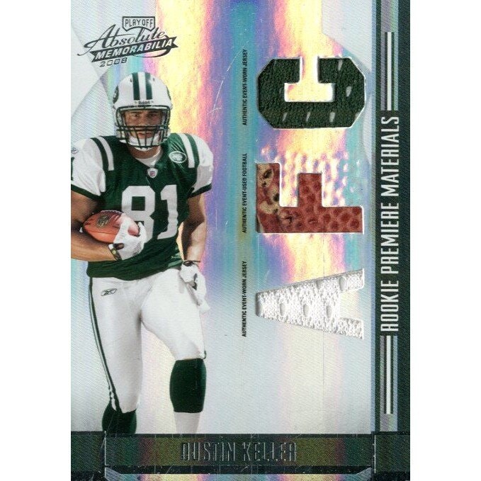 2008 Absolute Memorabilia #252 Dustin Keller Rookie Patch Autograph Card: $12