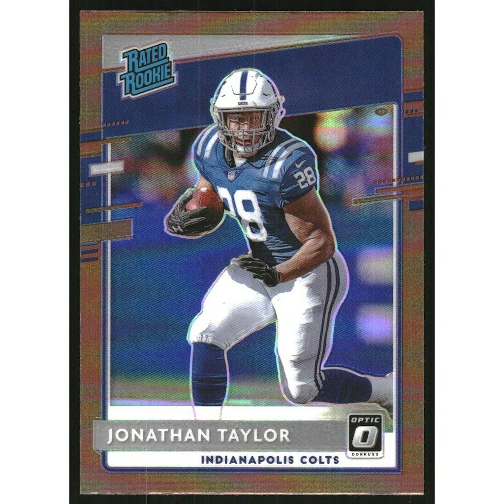 2020 Donruss Optic Jonathan Taylor Rookie Card: $18 2020 Donruss Optic Jonathan Taylor Rookie Card: $18
