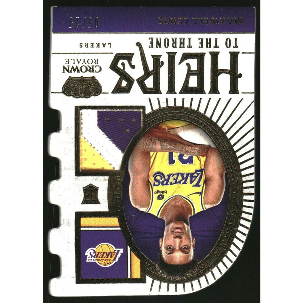 2023-24 Crown Royale Heirs to the Throne Maxwell Lewis Prime Jersey Card: $12