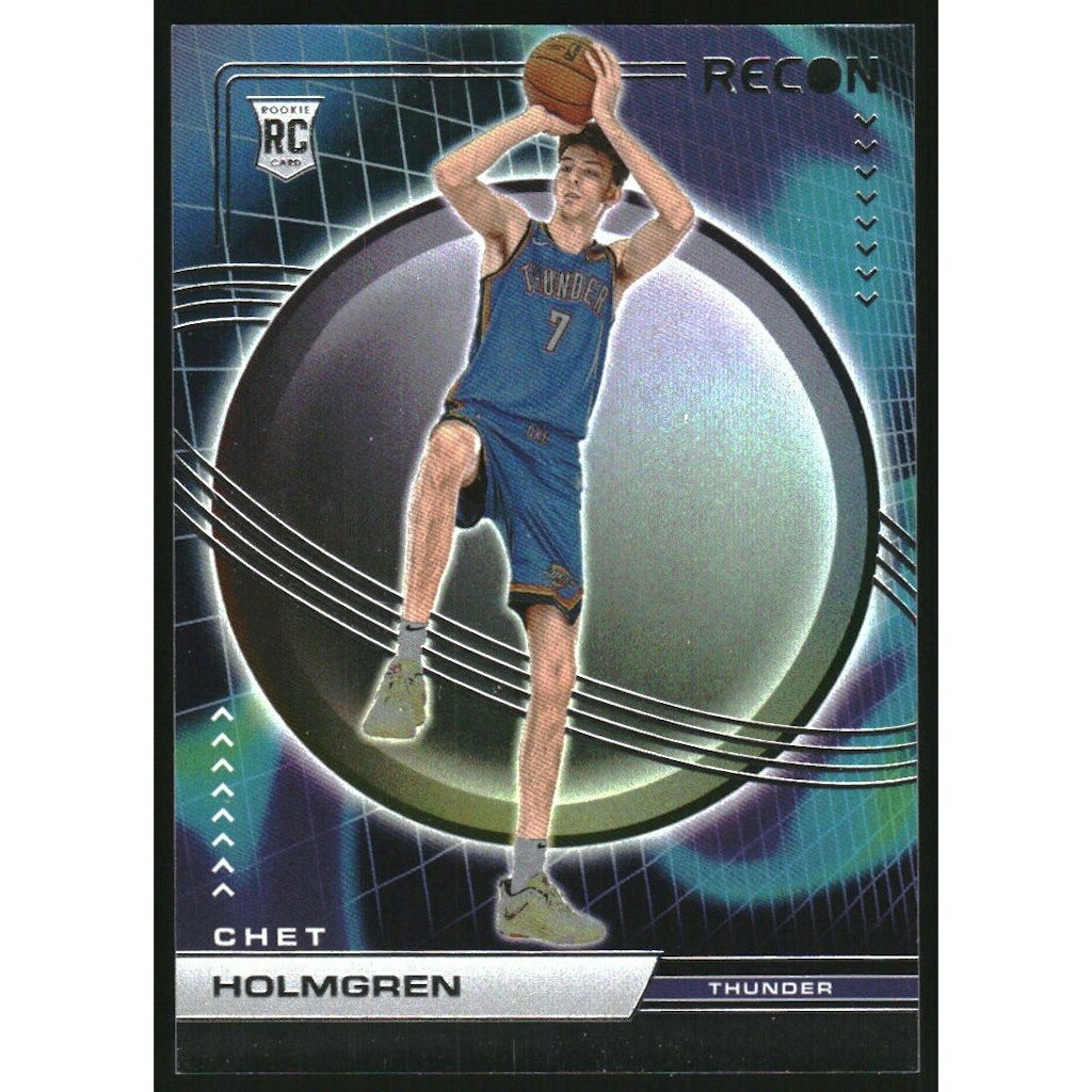 2022-23 Panini Recon Chet Holmgren Rookie Card: $10 2022-23 Panini Recon Chet Holmgren Rookie Card: $10