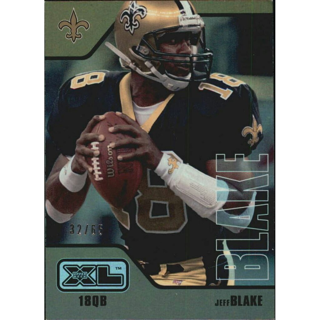 2002 Upper Deck XL Holofoil #286 Jeff Blake: $12 2002 Upper Deck XL Holofoil #286 Jeff Blake: $12