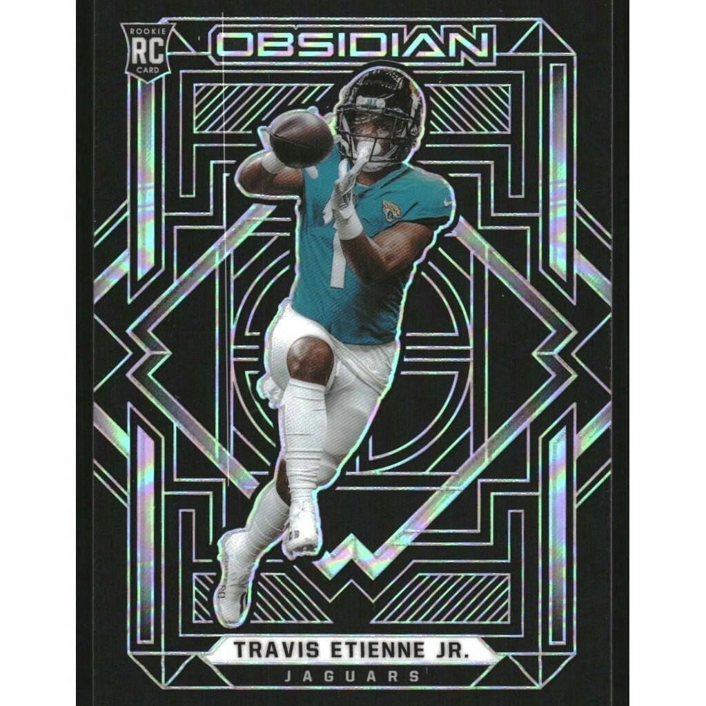 2021 Panini Obsidian Travis Etienne Jr. Rookie Card: $10 2021 Panini Obsidian Travis Etienne Jr. Rookie Card: $10