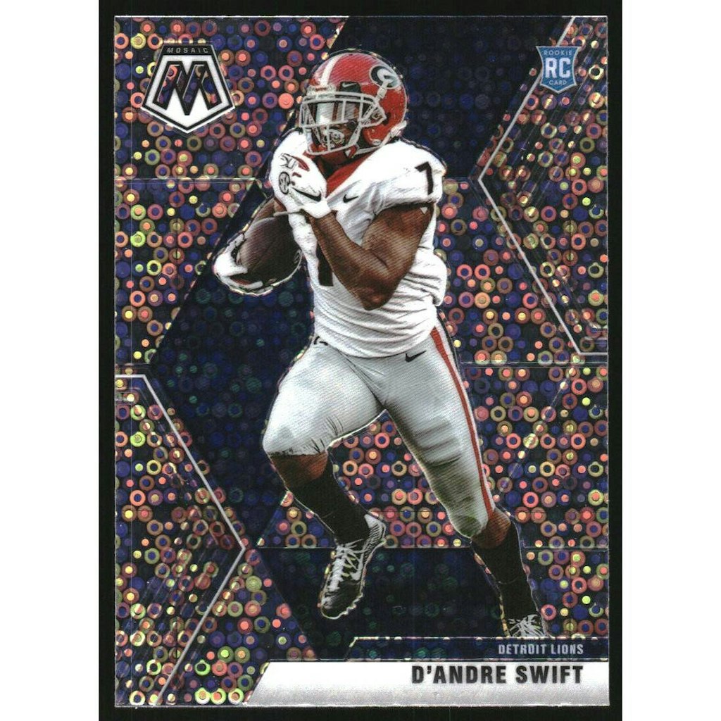 2020 Panini Mosaic D'Andre Swift Rookie Variation Card: $12