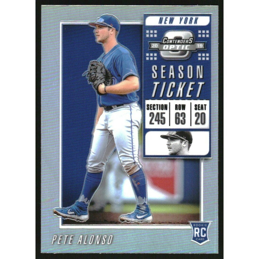 2019 Panini Contenders Optic Holo Pete Alonso #1 Trading Card: $18
