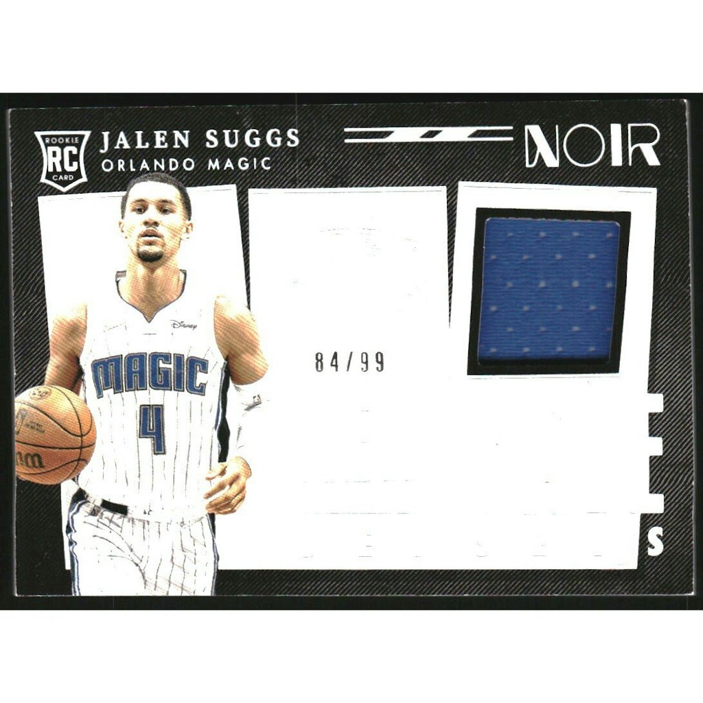 2021-22 Panini Noir New Wave Jerseys Jalen Suggs #3 Trading Card: $15 2021-22 Panini Noir New Wave Jerseys Jalen Suggs #3 Trading Card: $15