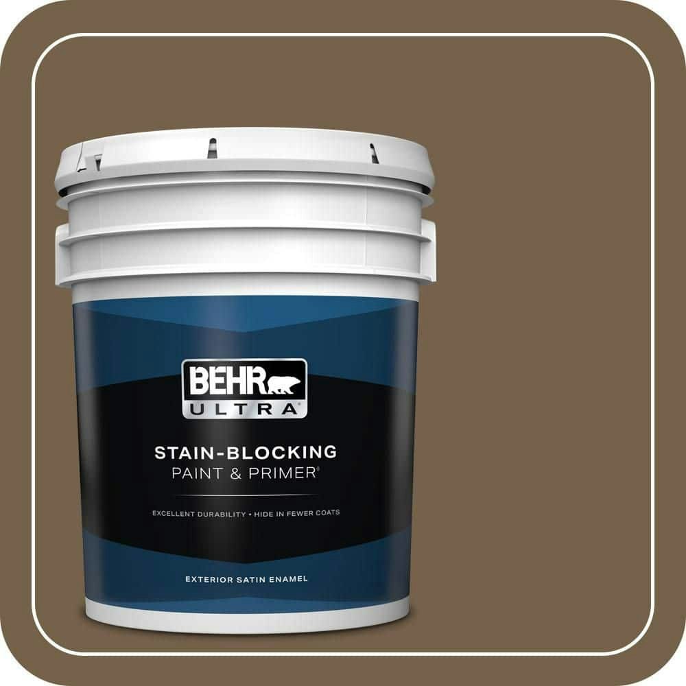 Behr 5-Gallon #700D-7 South Kingston Satin Enamel Exterior Paint and Primer: $283 Behr 5-Gallon #700D-7 South Kingston Satin Enamel Exterior Paint and Primer: $283