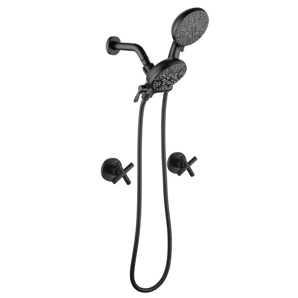 Double Handle 7-Spray Shower Faucet Set with 4.72-inch Handheld Shower: $196.15 Double Handle 7-Spray Shower Faucet Set with 4.72-inch Handheld Shower: $196.15