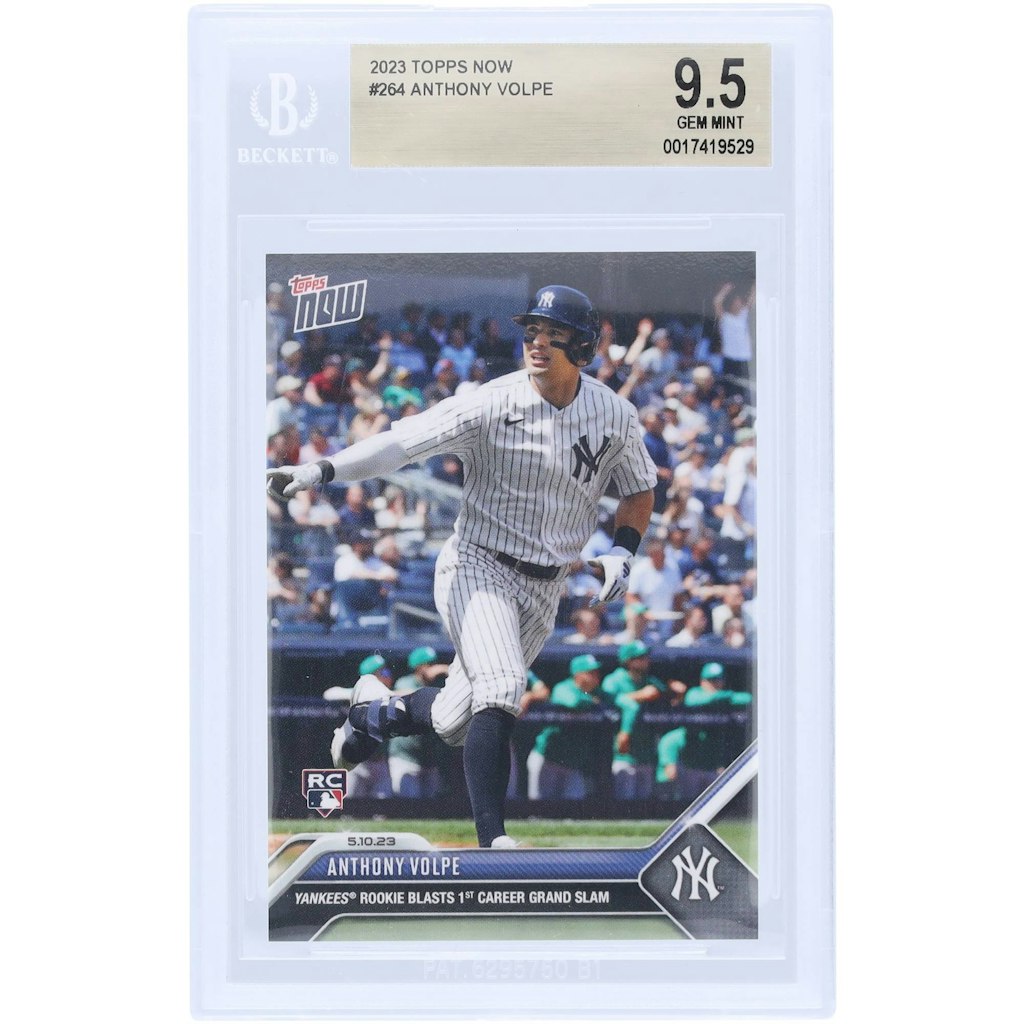 Anthony Volpe New York Yankees 2023 Topps Now Rookie Card BGS 9.5: $49.99