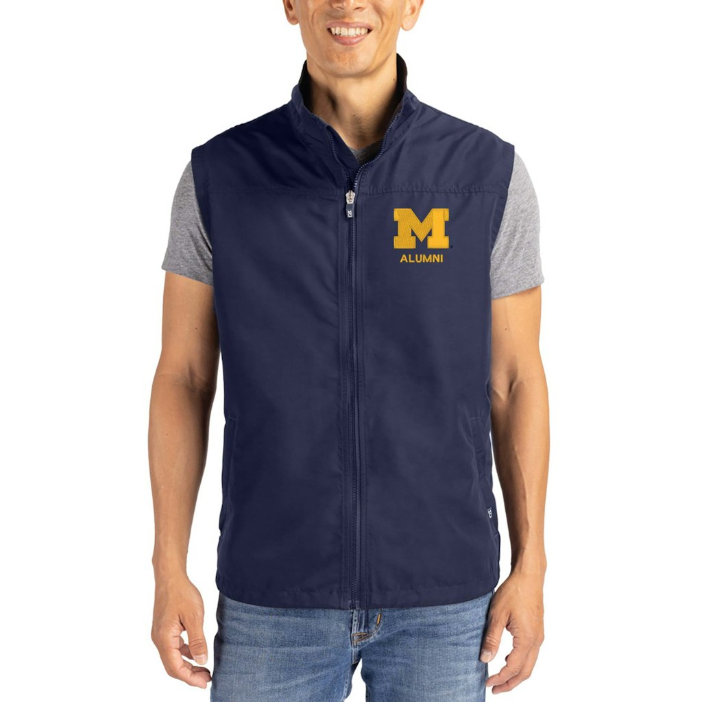 Cutter & Buck Michigan Wolverines Charter Eco Full-Zip Vest: $119.99 Cutter & Buck Michigan Wolverines Charter Eco Full-Zip Vest: $119.99