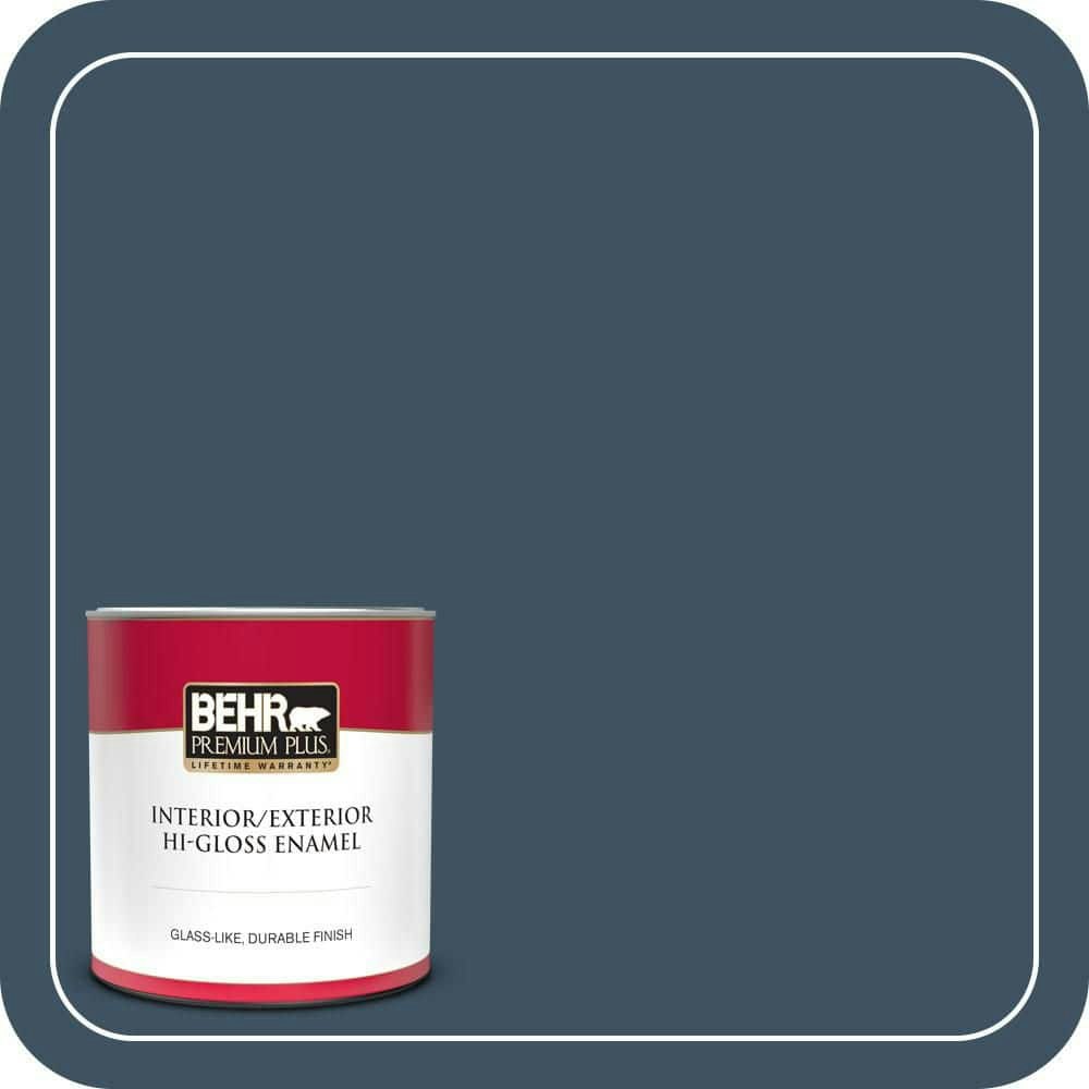 Behr Twilight Chimes Hi-Gloss Enamel Interior/Exterior Paint & Primer 1-Quart: $21.48 Behr Twilight Chimes Hi-Gloss Enamel Interior/Exterior Paint & Primer 1-Quart: $21.48