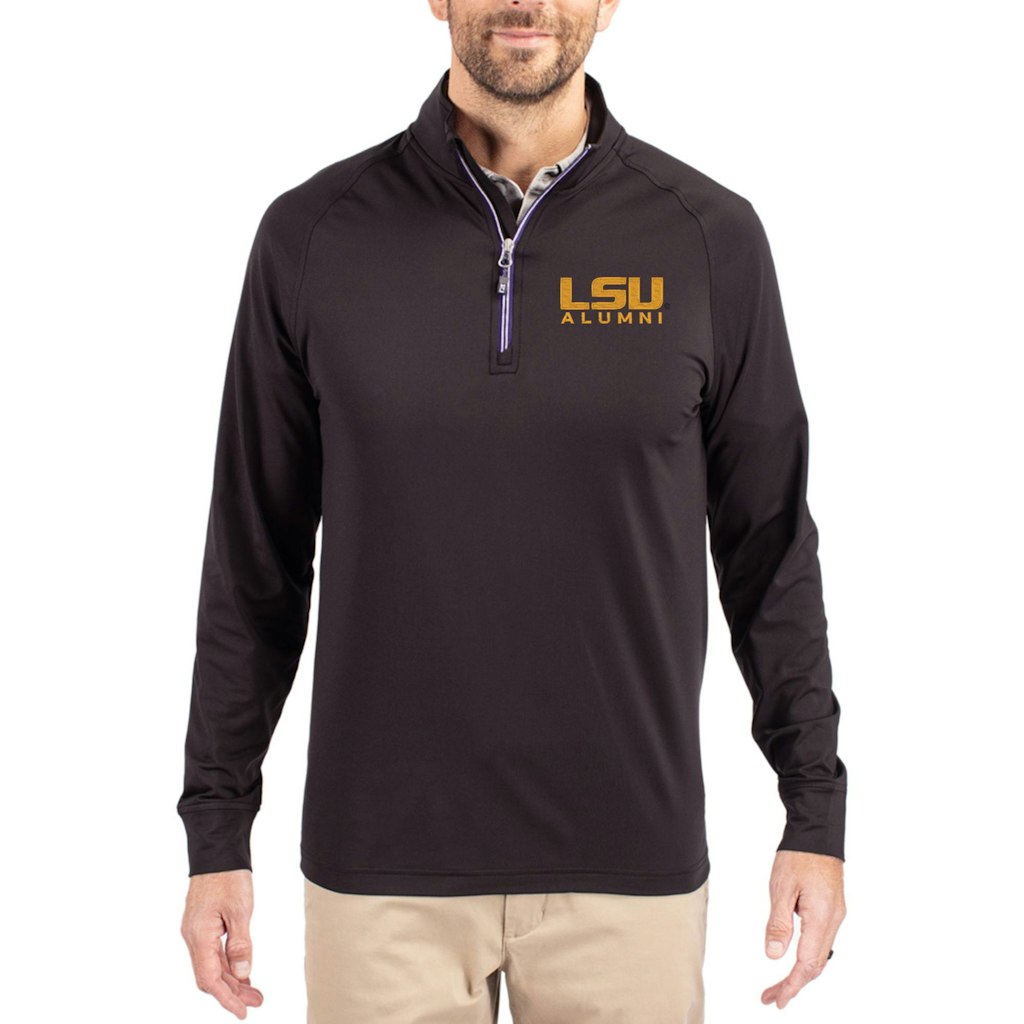 Cutter & Buck LSU Tigers Adapt Eco Knit Quarter-Zip: $109.99