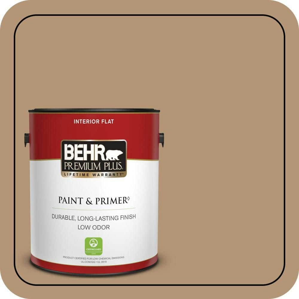 Behr Burnt Almond Flat Interior Paint & Primer 1-Gallon: $34.98 Behr Burnt Almond Flat Interior Paint & Primer 1-Gallon: $34.98