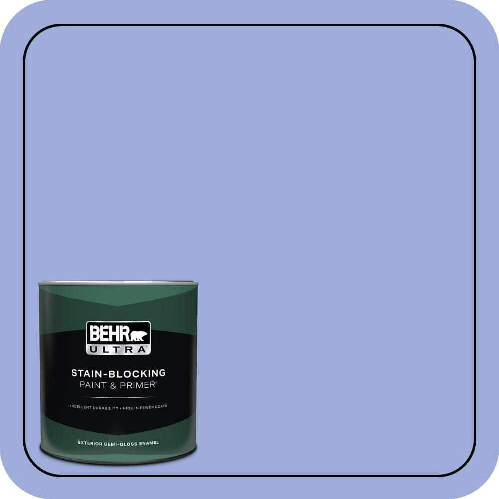 Behr 1-Quart Lavender Sky Semi-Gloss Exterior Paint and Primer: $30.98 Behr 1-Quart Lavender Sky Semi-Gloss Exterior Paint and Primer: $30.98