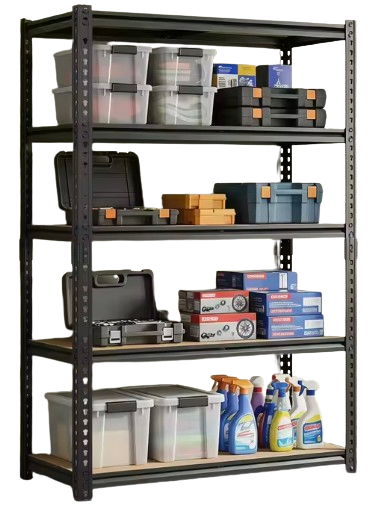 60" 5-Tier Heavy Duty Adjustable Garage Shelving Unit: $32