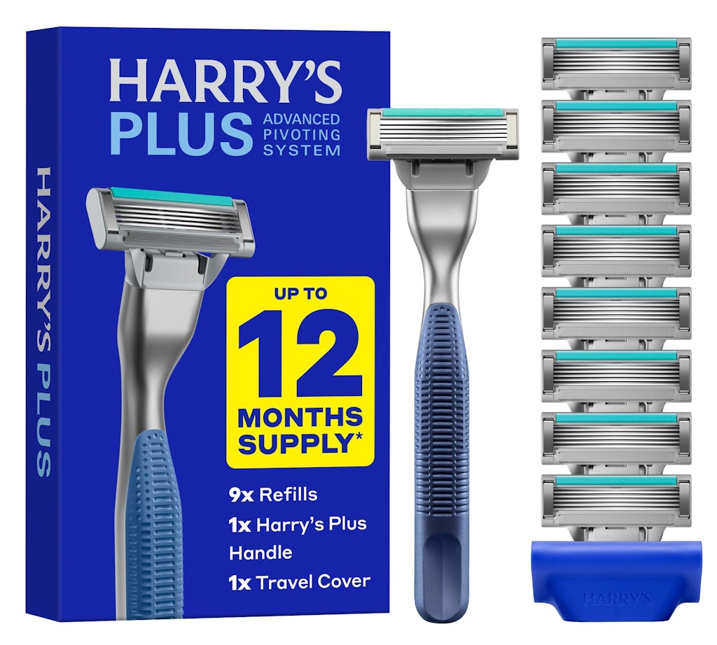 Harry's Plus Razor & Blade Value Pack w/ 9 Refill Cartridges: $17 via Sub. & Save