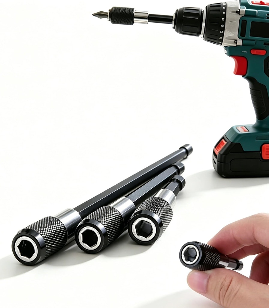 3-Piece Magnetic Bit Holder Extension Set: $1.94