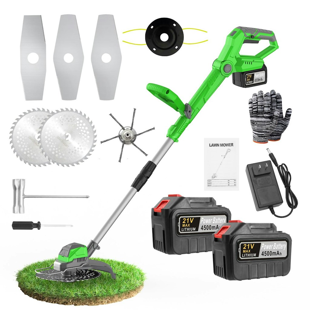 21V Cordless 4-in-1 Weed Wacker w/ 2 Batteries: $44 21V Cordless 4-in-1 Weed Wacker w/ 2 Batteries: $44
