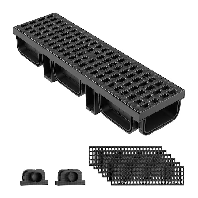 Vevor 20" Trench Linear Drainage Channel 6-Pack: $48