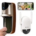 Anyfree 2K HDR Wireless Solar Video Doorbell with Chime for $35 + free shipping w/ Prime