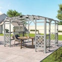 Happatio 10x14-Foot Wooden Pergola for $560 + free shipping